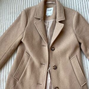 Abercrombie Beige Dad Coat